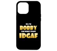 Custodia per iPhone 12 Pro Max Bobby Costume IDGAF Funny Meme Halloween Bob Costume Bobbys