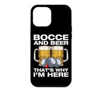 Custodia per iPhone 12 Pro Max Bocce and beer Petanque Bocce