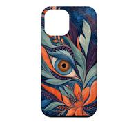 Custodia per iPhone 12 Pro Max Botanico Occhio Come Simbolo Astratto Simbolo Mistico Estetica