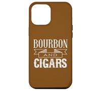 Custodia per iPhone 12 Pro Max Bourbon e sigari stile vintage invecchiato