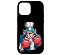 Custodia per iPhone 12 Pro Max Boxe patriottica con Sam e Cool Top Hat Uncle
