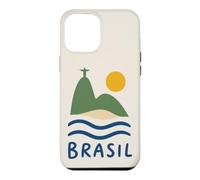 Custodia per iPhone 12 Pro Max Brasile Rio De Janeiro Cristo il Redentore Spiaggia Sole
