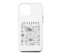 Custodia per iPhone 12 Pro Max Brevetto aereo pilota aeroplano Wright Brothers