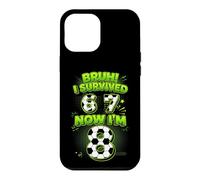Custodia per iPhone 12 Pro Max Bruh I Survived 6 7 Now I Am 8 Giocatore di calcio 8 ° compleanno