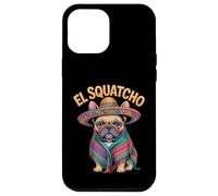 Custodia per iPhone 12 Pro Max Bulldog francese El Squatcho Poncho divertente Bulldog francese