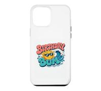 Custodia per iPhone 12 Pro Max Bum di compleanno | Retro Groovy Sun Ocean Beach Estate