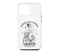 Custodia per iPhone 12 Pro Max Cafecito en la Mañana Jesús Todo el Día Cristiana