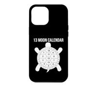 Custodia per iPhone 12 Pro Max Calendario lunare con 13 tartarughe lunari e conchiglie