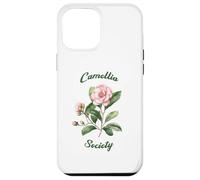 Custodia per iPhone 12 Pro Max Camellia Society Giardinieri di fiori Arte botanica