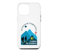 Custodia per iPhone 12 Pro Max Camino de Invierno Coppia Pellegrini Santiago Compostela 2026