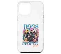 Custodia per iPhone 12 Pro Max Cani perché le persone succhiano divertente amante dei cani Pop Art