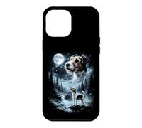 Custodia per iPhone 12 Pro Max Capelli di filo Fox Terrier Howling to the Moon Retro 90's Dog