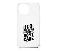 Custodia per iPhone 12 Pro Max Capisco che non mi interessa l'umorismo sarcastico