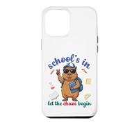 Custodia per iPhone 12 Pro Max Capybara Back To School Vibes Scuole In Let The Chaos Begin
