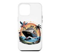Custodia per iPhone 12 Pro Max Caribbean Cruise Ship Vacation Cruising