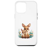Custodia per iPhone 12 Pro Max Carino Madre Canguro E Joey Animale Illustrazione