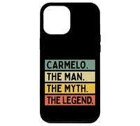 Custodia per iPhone 12 Pro Max Carmelo L'Uomo Il Mito La Leggenda Divertente Citazione Personalizzata