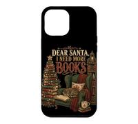 Custodia per iPhone 12 Pro Max Caro Babbo Natale ho bisogno di più libri Lettore di Natale Amante dei libri