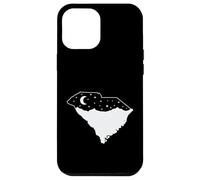 Custodia per iPhone 12 Pro Max Carolina del sud, mappa, con, orizzonte,