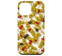 Custodia per iPhone 12 Pro Max Carrello bar retrò Martini modello spiedino oliva da donna