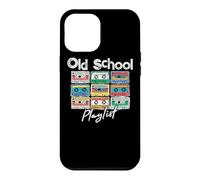 Custodia per iPhone 12 Pro Max Cassette Tape Music 80s Old School Playlist Vintage Eighties