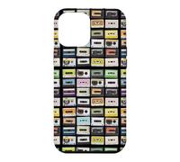 Custodia per iPhone 12 Pro Max Cassette Tapes Nostalgic Mixtape Music Graphic