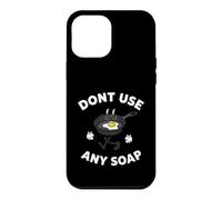 Custodia per iPhone 12 Pro Max Cast Iron Skillet Funny Dont Use Any Soap Retro Pan