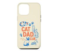 Custodia per iPhone 12 Pro Max Cat Dad Club Funny Cat Lover Father's Day