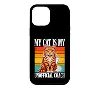 Custodia per iPhone 12 Pro Max Cat Pickleball Il mio gatto è il mio allenatore non ufficiale