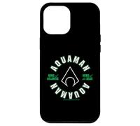 Custodia per iPhone 12 Pro Max Cerchio con logo Aquaman King of Atlantis Hero of the Seas