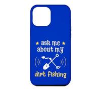 Custodia per iPhone 12 Pro Max Chiedimi informazioni sul mio rilevatore di magneti per cacciatori di tesori di pesca dello sporco