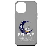 Custodia per iPhone 12 Pro Max Christian Faith Believe In Christ Bibbia Versi Veliero