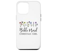 Custodia per iPhone 12 Pro Max Christian Girls Nerd Bible Study Scripture Pastor God Jesus
