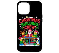 Custodia per iPhone 12 Pro Max Christmas Building Crew Costume Master Builder Block Xmas