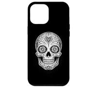 Custodia per iPhone 12 Pro Max Cinco de mayo giorno dei morti cranio occhi rosa