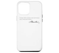 Custodia per iPhone 12 Pro Max Citazione di Alexander Hamilton - Quelli che stanno per niente