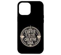 Custodia per iPhone 12 Pro Max Coffee Is The Fuel For The Creative Soul Caffeine Brew -