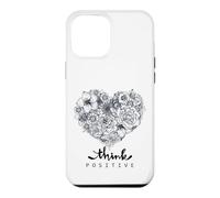 Custodia per iPhone 12 Pro Max Color Your Own Floral Heart Positive Art Quotes