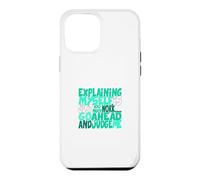 Custodia per iPhone 12 Pro Max Colore acqua verde chiaro Go Ahead, Judge Me Teal Aqua Graphic