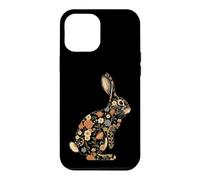 Custodia per iPhone 12 Pro Max Coniglio Floreale Botanico Bunny Amante Animali
