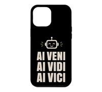 Custodia per iPhone 12 Pro Max Conquistatore tecnico robot AI Veni Vidi Vici