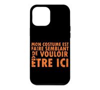 Custodia per iPhone 12 Pro Max Costume di Halloween Mon Est Faire Semblant - Francese
