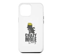 Custodia per iPhone 12 Pro Max Crazy Mole Lady Animal Tumulo