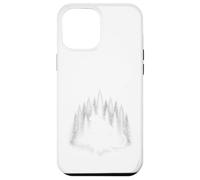 Custodia per iPhone 12 Pro Max Creatura della foresta di rettili che cammina attraverso il criptide della foresta bianca