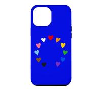 Custodia per iPhone 12 Pro Max Cuori in stile europeo - Cerchio dell'orgoglio del progresso