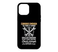 Custodia per iPhone 12 Pro Max Curious Enough To Take It Apart Hide Extra Parts Funny Quote