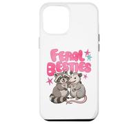 Custodia per iPhone 12 Pro Max Cute Feral Besties Raccoon Opossum Art