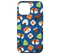 Custodia per iPhone 12 Pro Max Cute Kawaii Kids Womens Girls Cartoon Pattern Sushi Lover