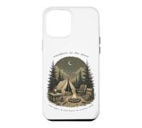 Custodia per iPhone 12 Pro Max Da qualche parte nel design della foresta lunare del falò