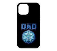 Custodia per iPhone 12 Pro Max Dad The Man Myth Legend Cool Nautical Compass Festa del papà